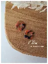 Cléa - Marbré Orangé unique 