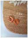 Cléa - Marbré  unique     Orangé 