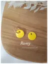 Romy - Jaune unique pailleté doré