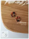Aïnoa - Marbré unique Noir Marron orangé