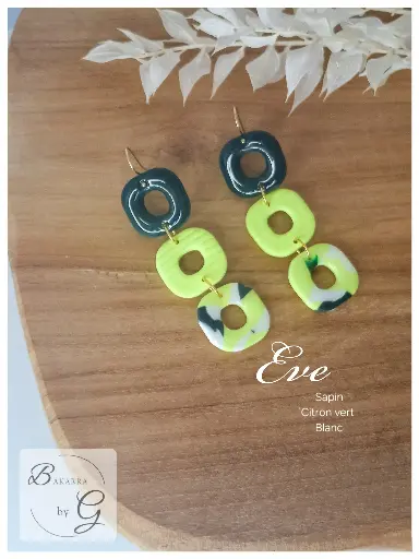 Eve  - Sapin Citron vert Blanc 