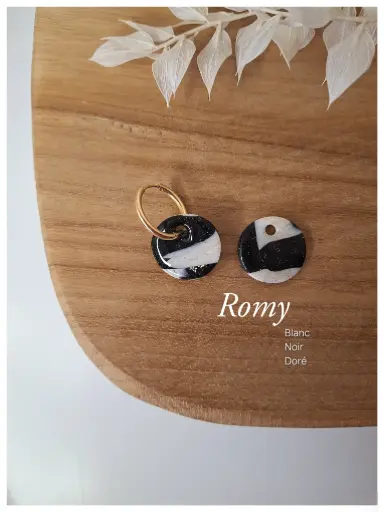 Romy - Blanc noir doré