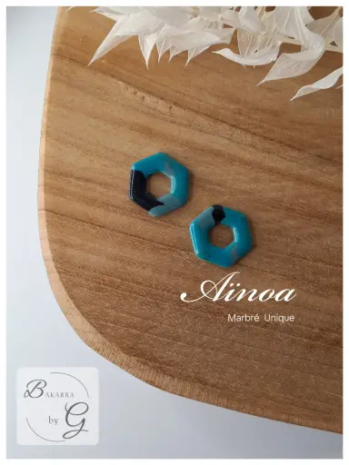 Aïnoa - Marbré unique bleuté